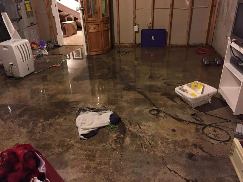 Restoration equipment on an Atlanta job