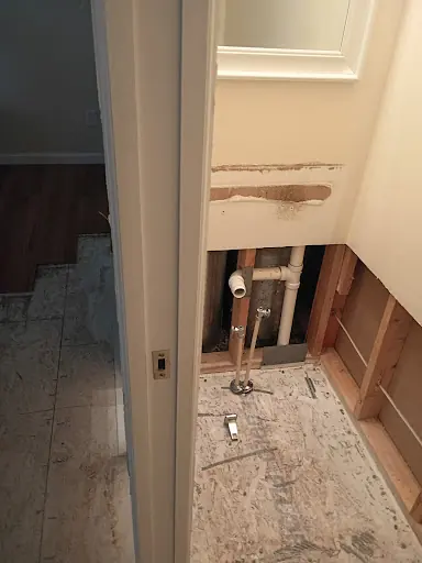 Restoration equipment on an Atlanta job