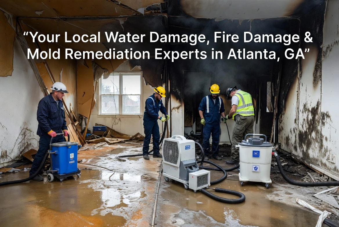 Your Local Water Damage, Fire Damage & Mold Remediation Experts in Atlanta, GA