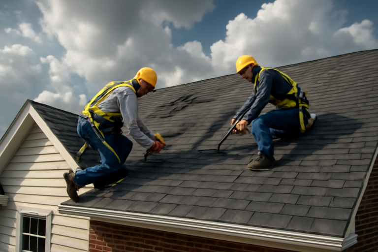 Storm damage repair service
