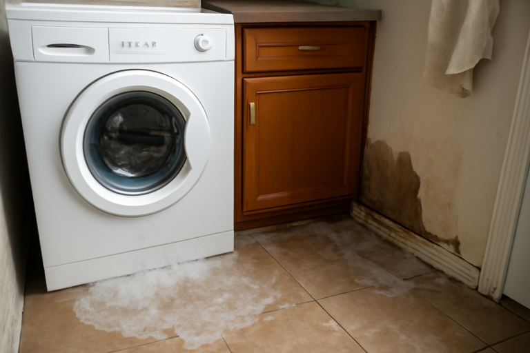 Washing Machine Overflow Cleanup